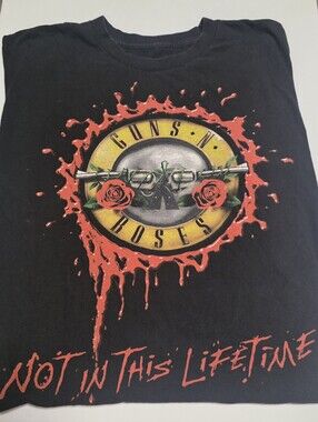 Guns N' Roses Black Graphic Tee - Not In This Lifetime 2017 Tour
